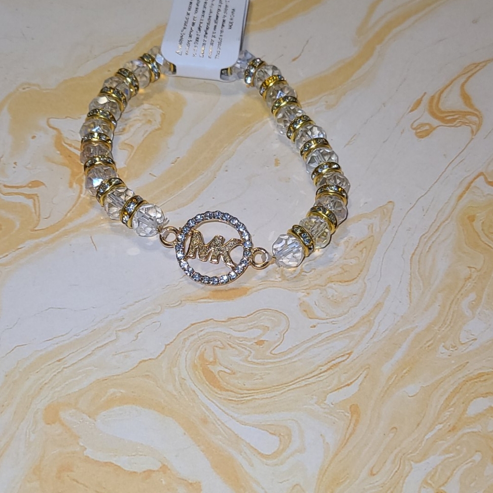 MK Stretch beaded bracelet